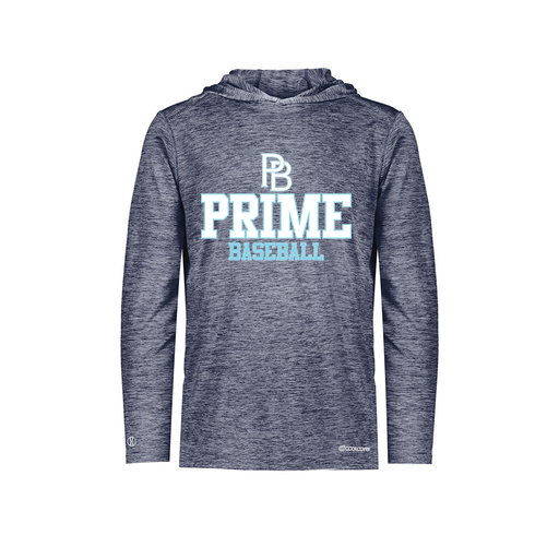 [FOLHCGNV-AS-LOGO2] Decker Men's Charge Hoodie (Adult S, Navy, Logo 2)